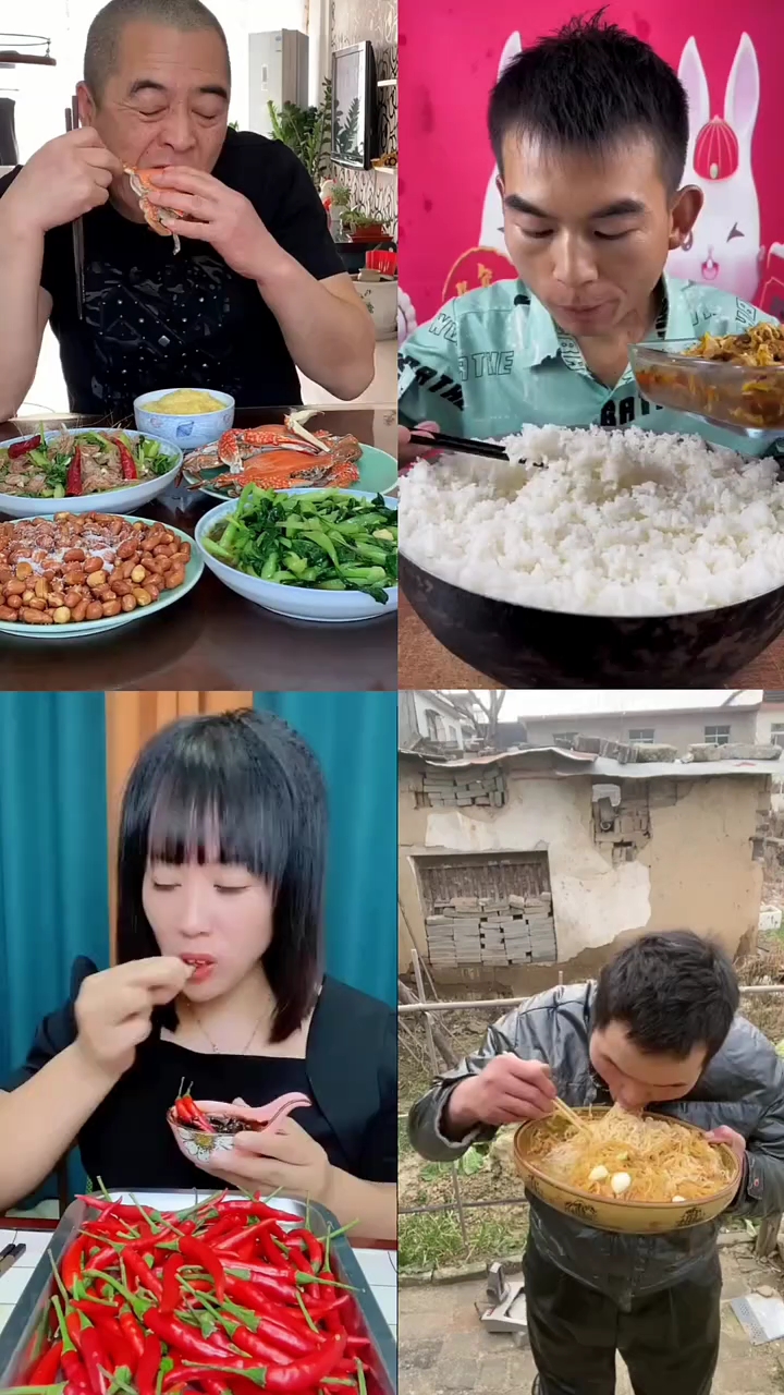 盘点最寒酸的吃播