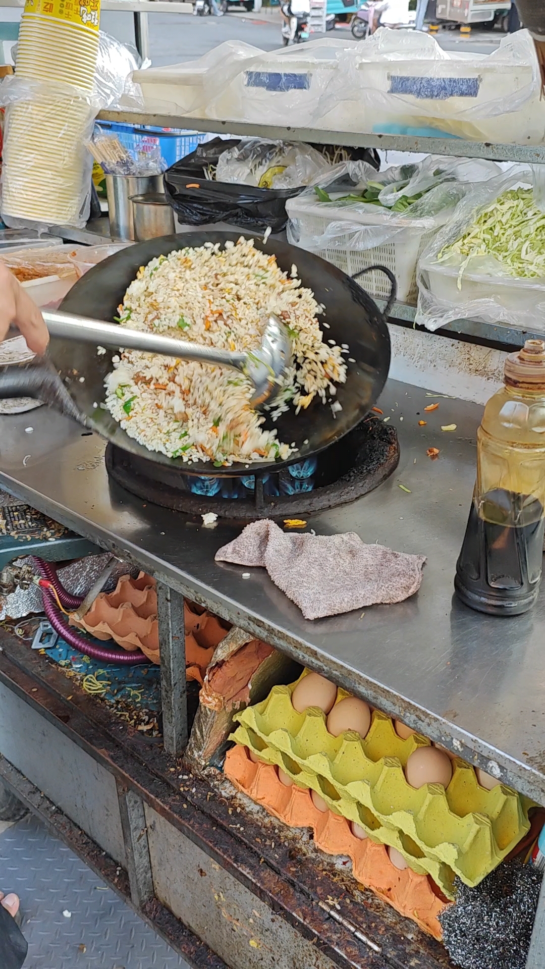 青椒肉丝炒饭