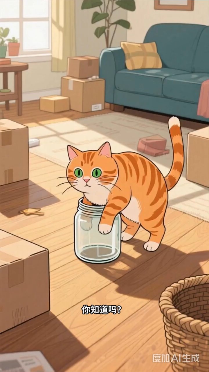 猫为何能钻进小容器?揭秘液态身体的骨骼肌肉奥秘