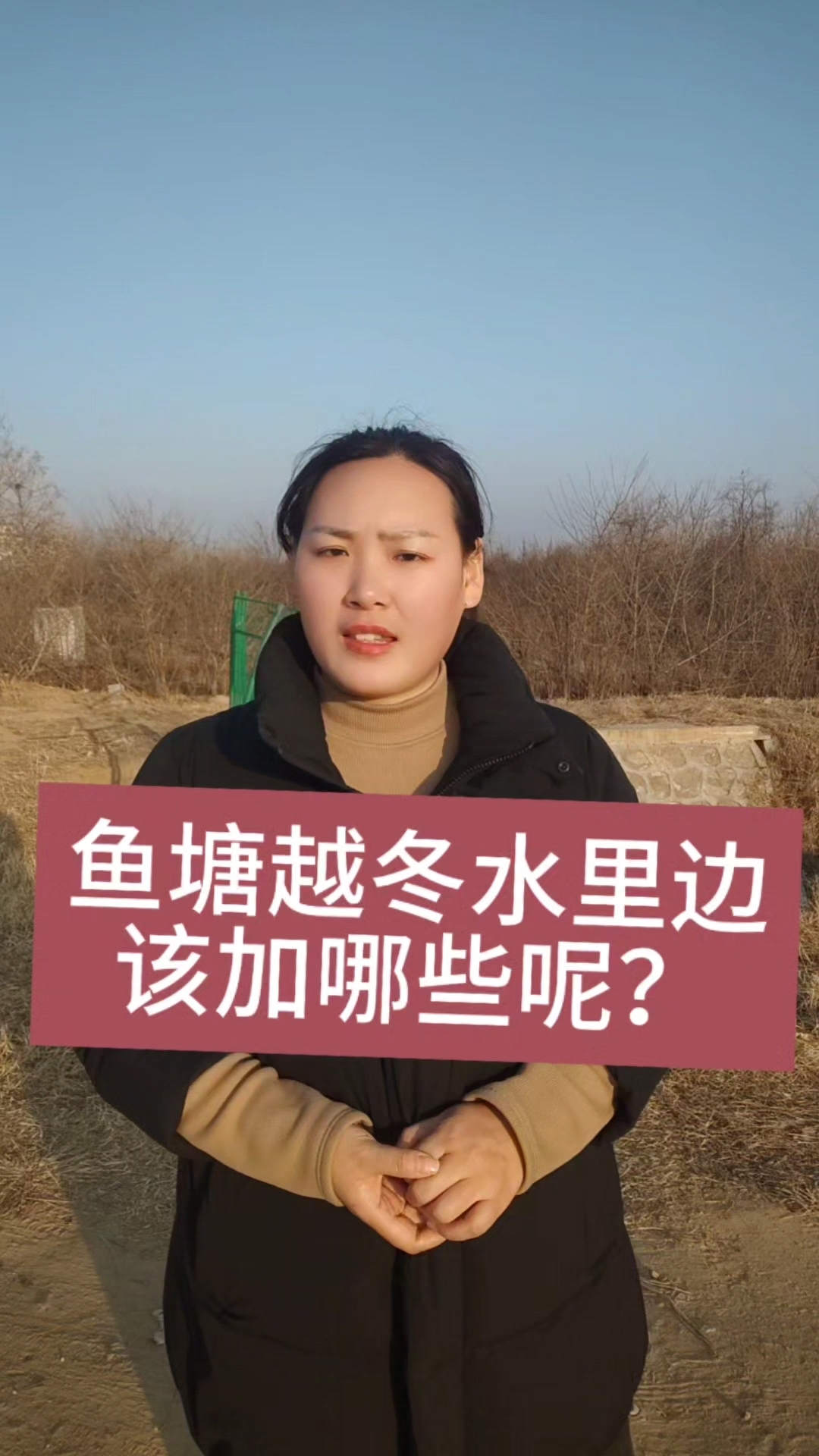 鱼塘越冬水里边该加哪些呢#四大家鱼#鱼虾蟹#养鱼技巧#
