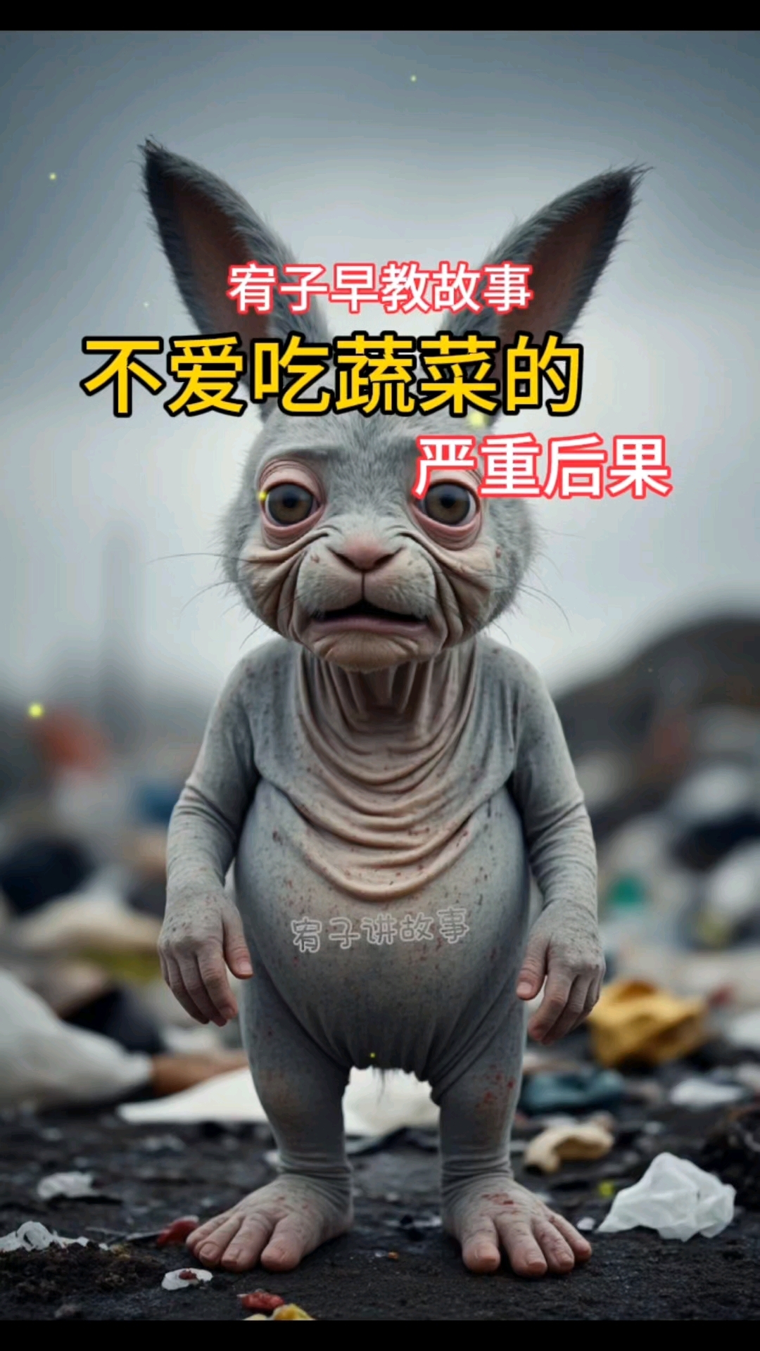 儿童早教故事之不爱吃蔬菜的严重后果#绘本故事#亲子教育#哄睡