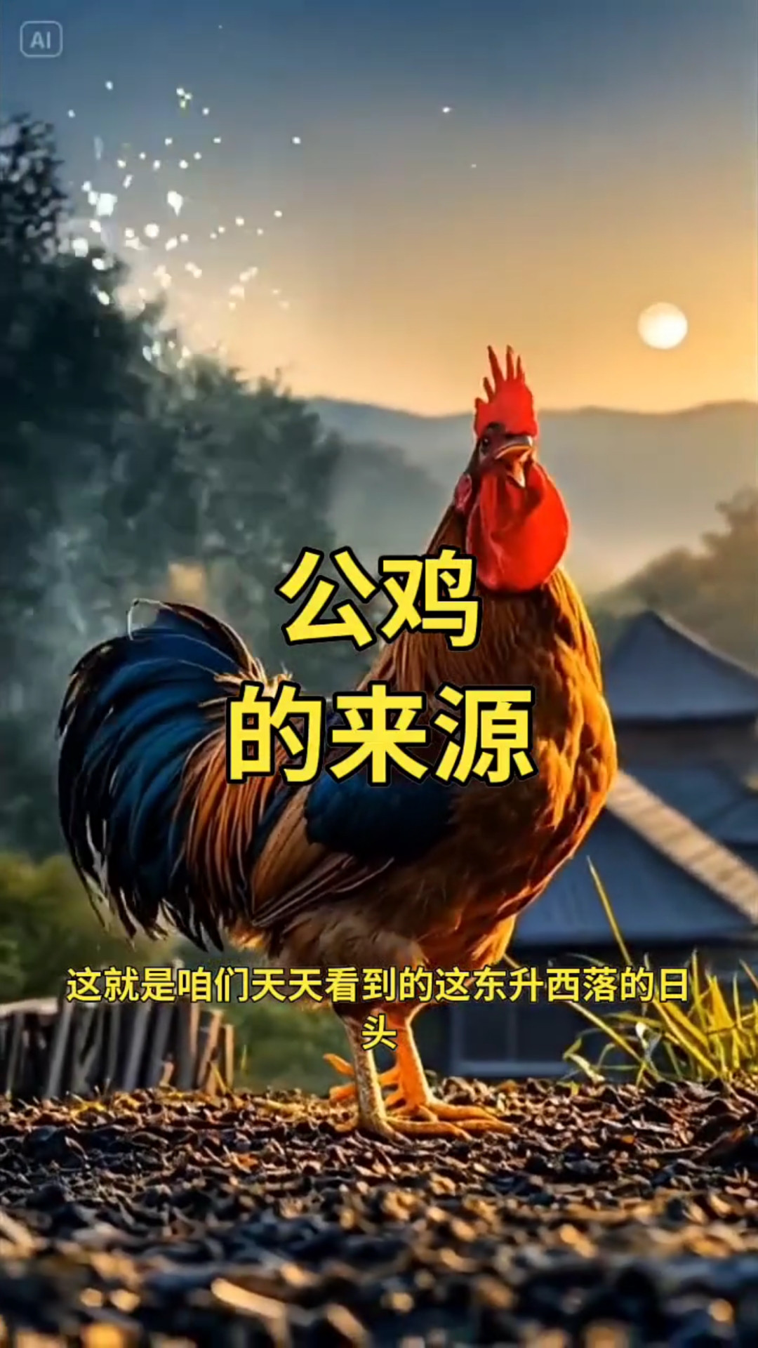 公鸡的来源