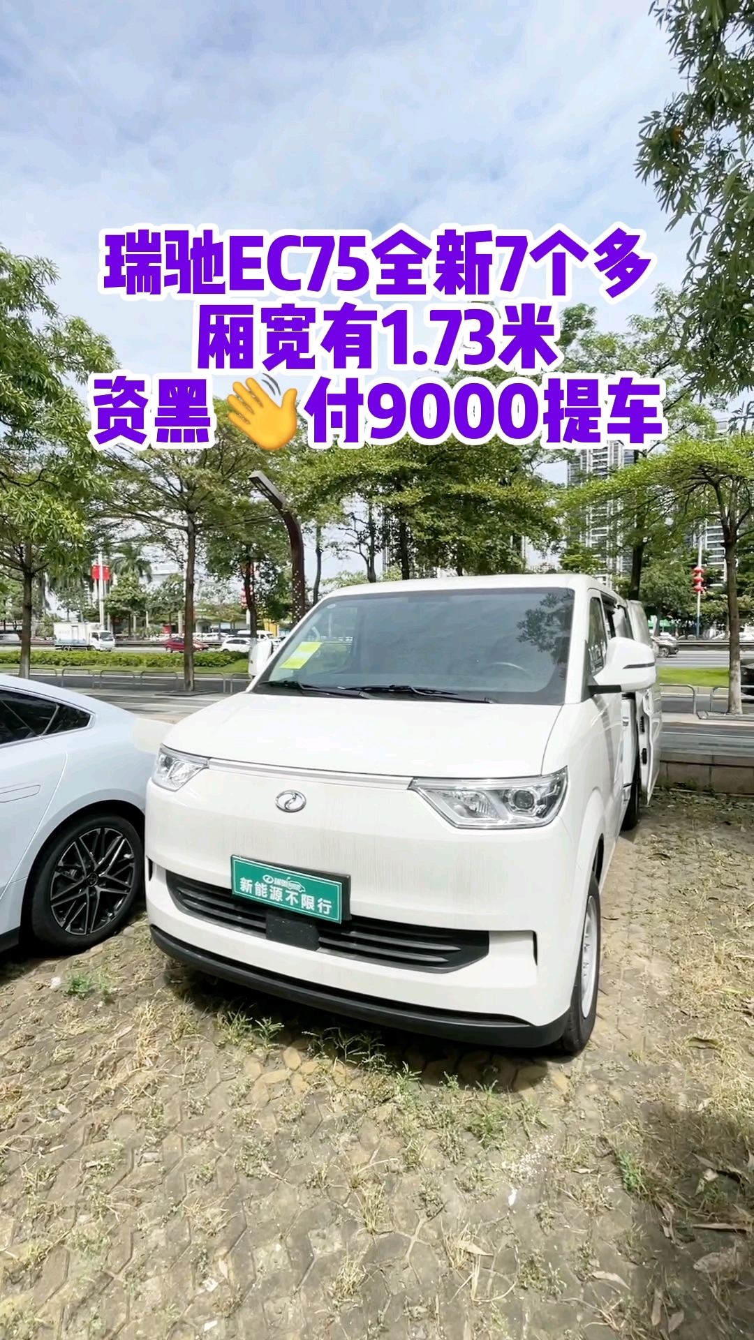 #瑞驰ec75新能源货车的天花板 #新能源面包车 #封闭式面