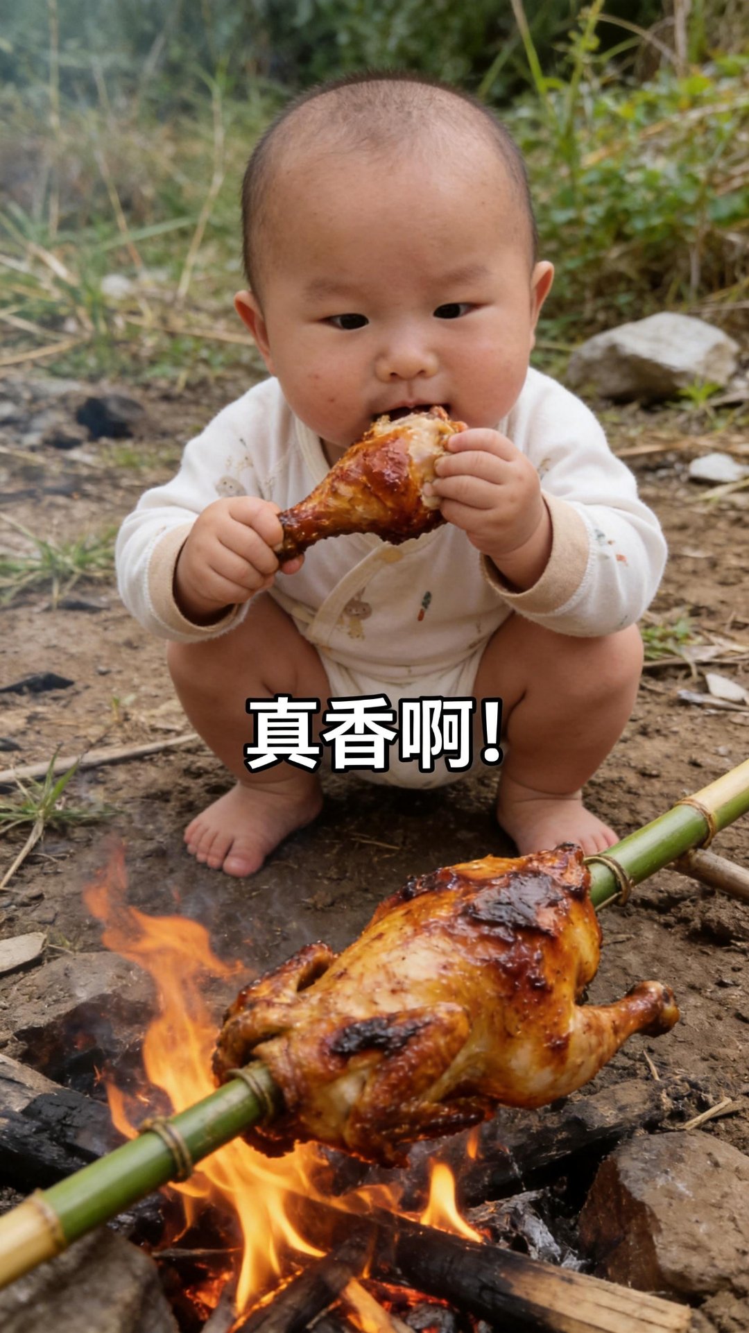 小鸡快看，是我们的宝宝啊