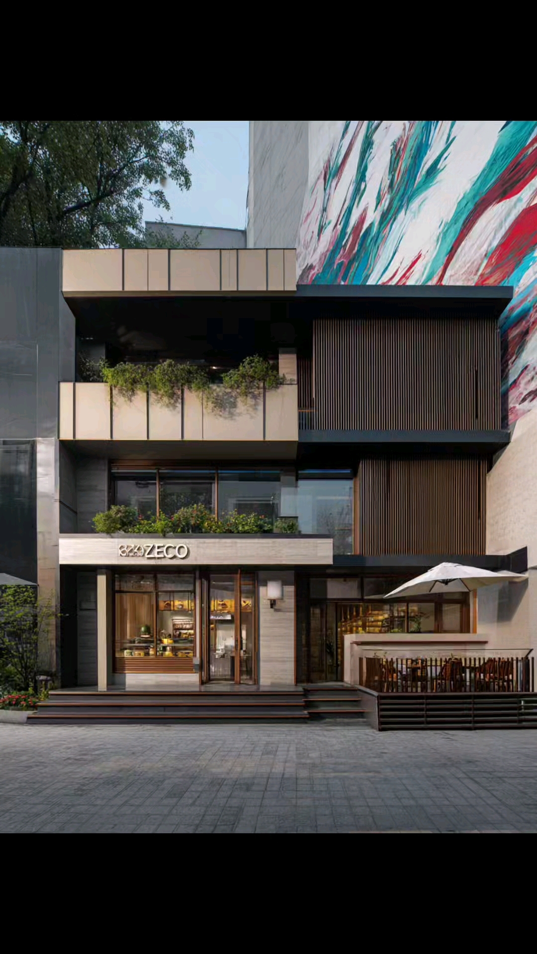 这组面包店效果图,大家觉得收多少合适。#效果图表现