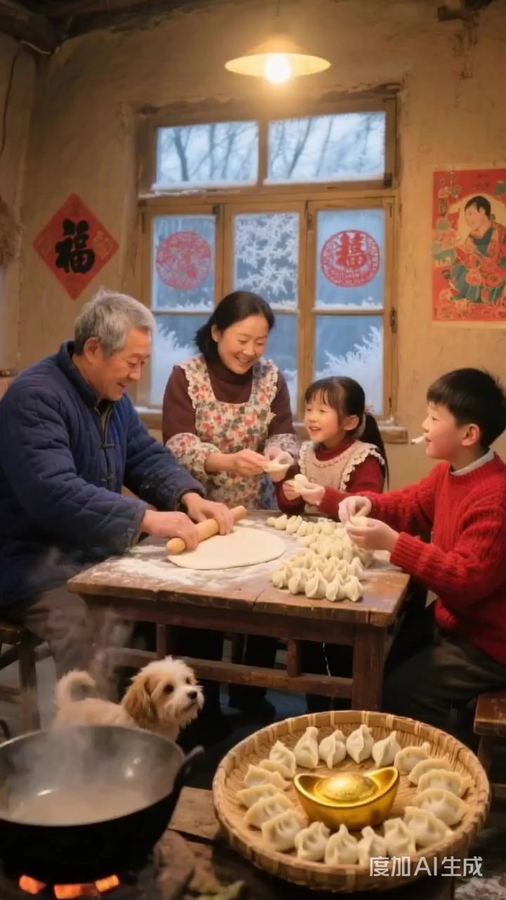 春节习俗，包饺子啦