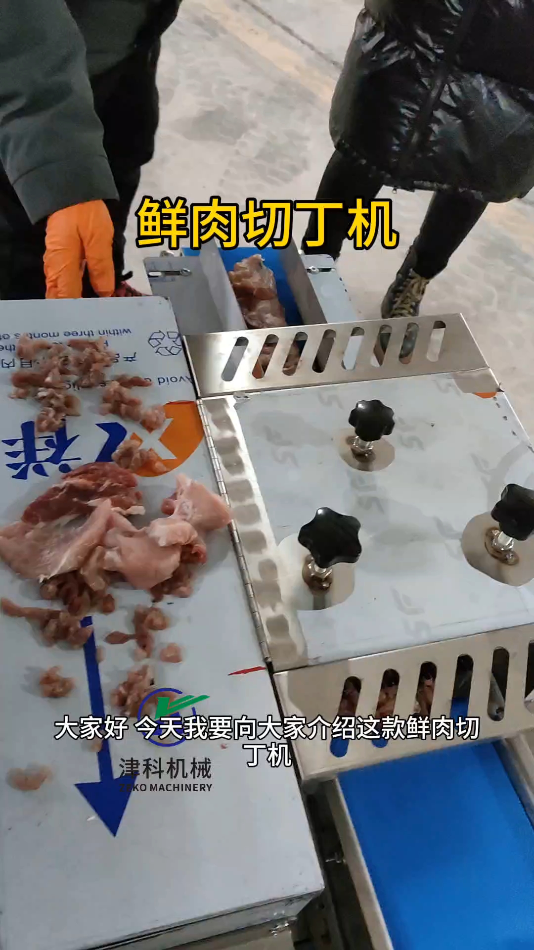 鲜肉切丁机,一次成型快速均匀#切丁机#鲜肉切丁机#切肉丁机