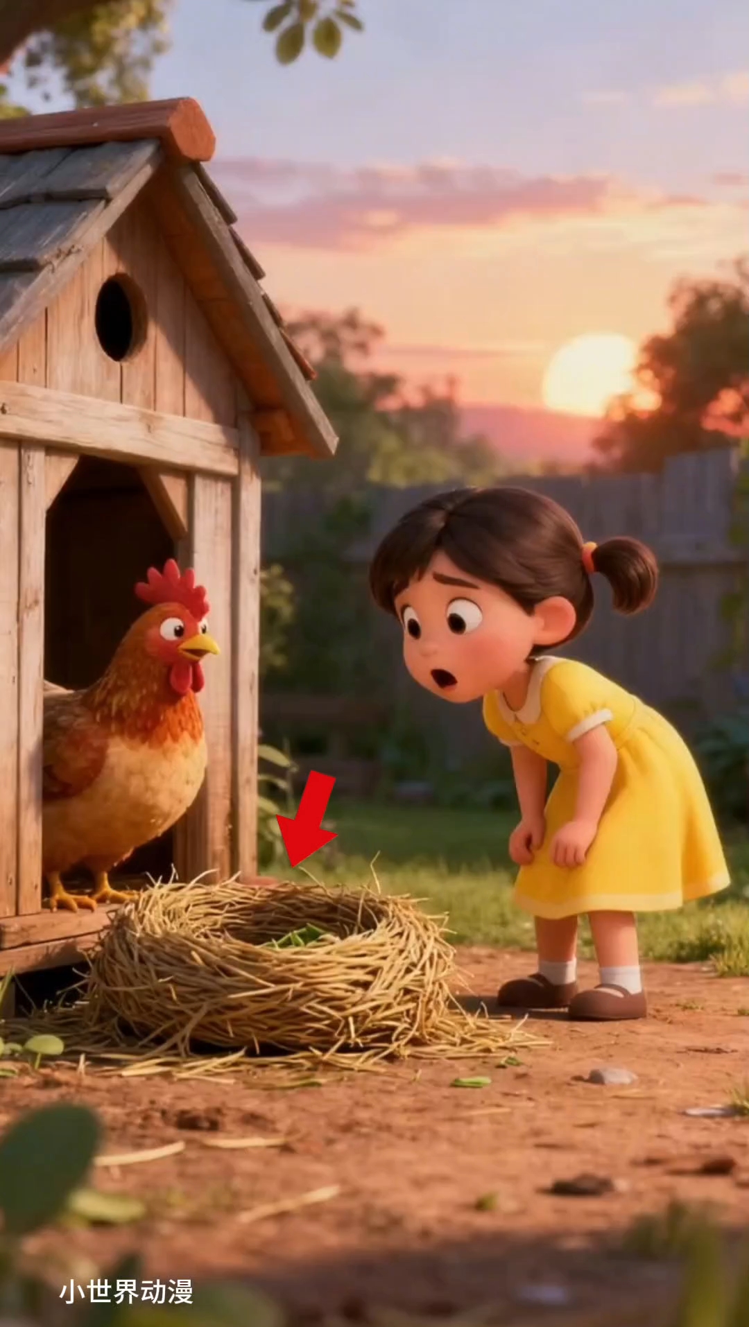 鸡窝里的鸡蛋不见了！