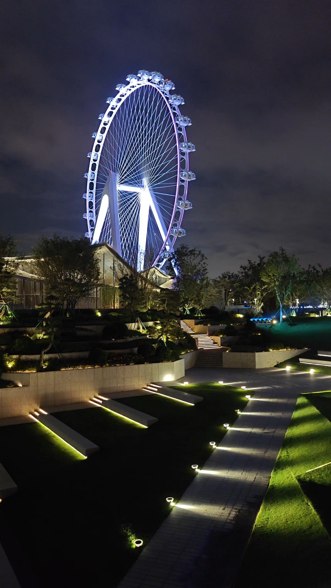 苏州，金鸡湖夜景