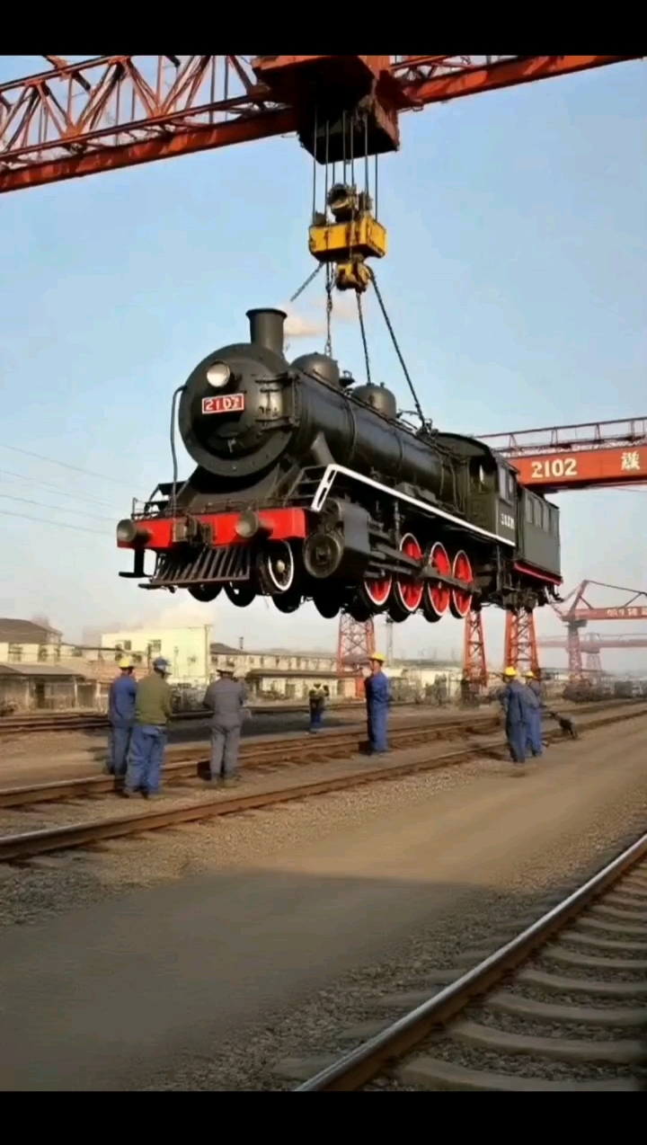 修复解放型2102号蒸汽机车（1952年版）