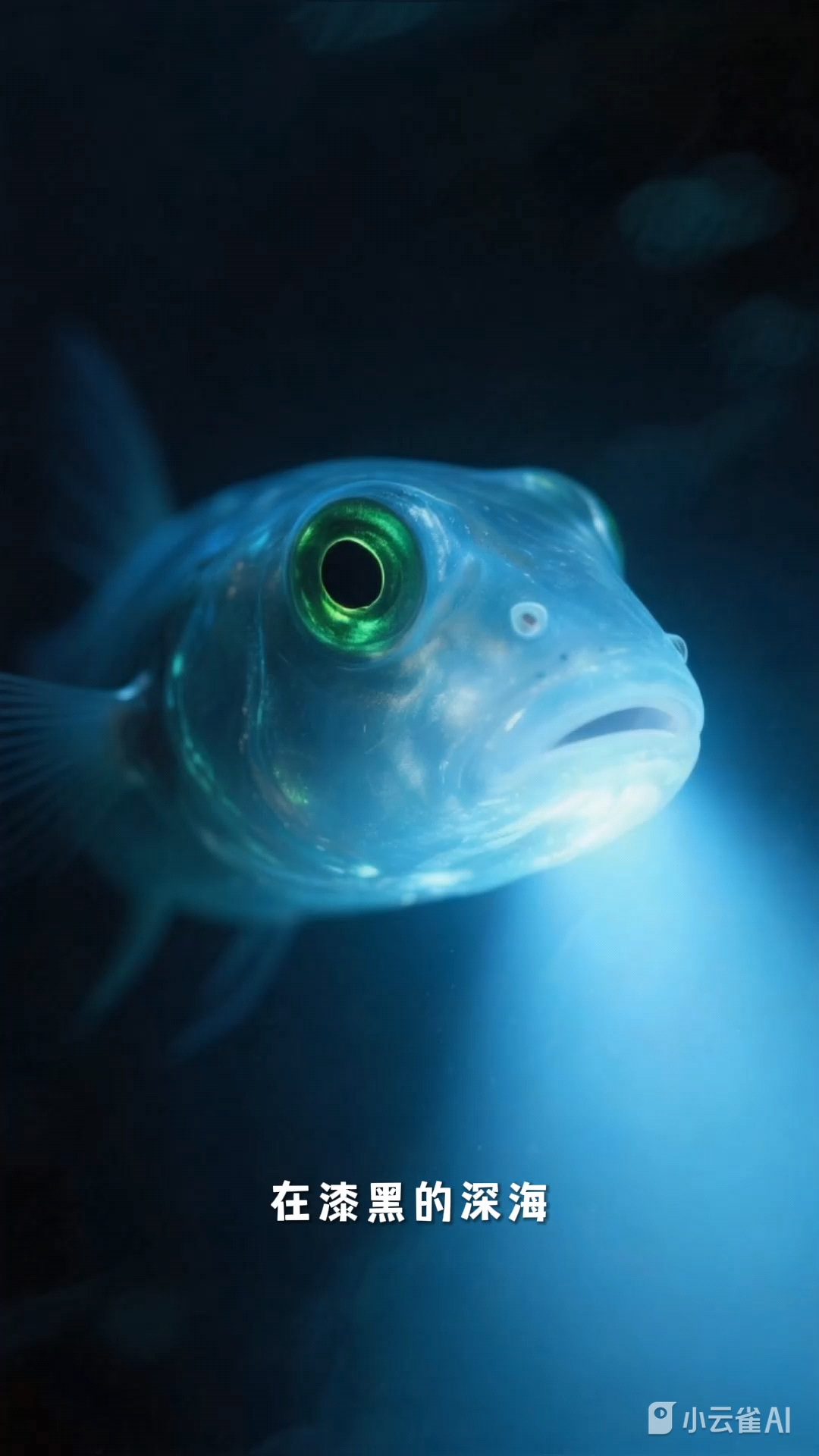 管眼鱼 — 透明精灵