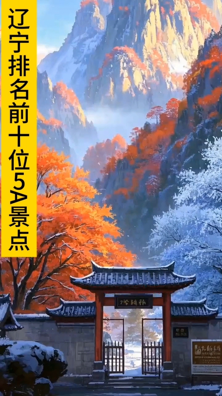 辽宁排名前十位5A景点!