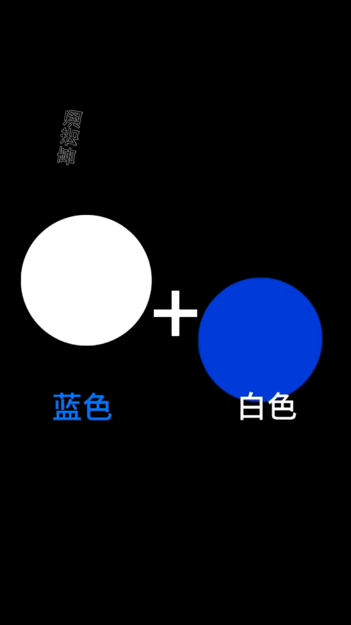 蓝色加白色是什么颜色呢?