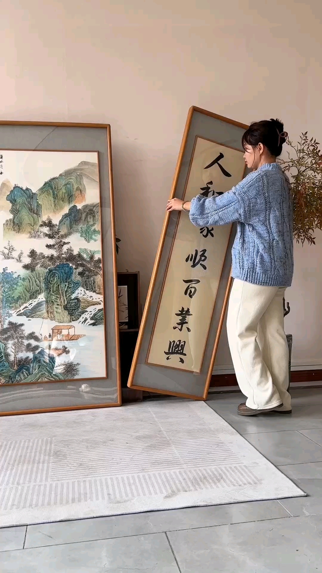 客厅中堂挂画不要空,挂这三款特别好