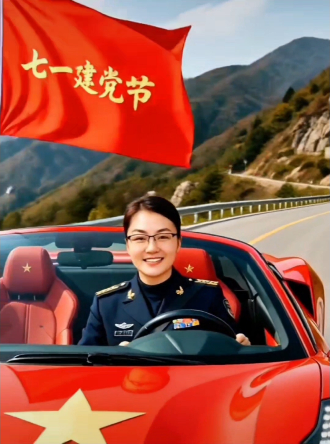 迎接七一建党节。#五星红旗我骄傲#
