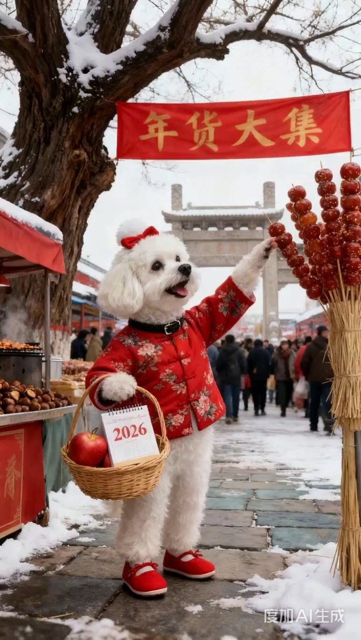 可爱小白狗，萌出圈