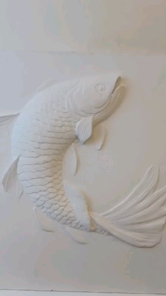 鲤鱼浮雕教学全过程