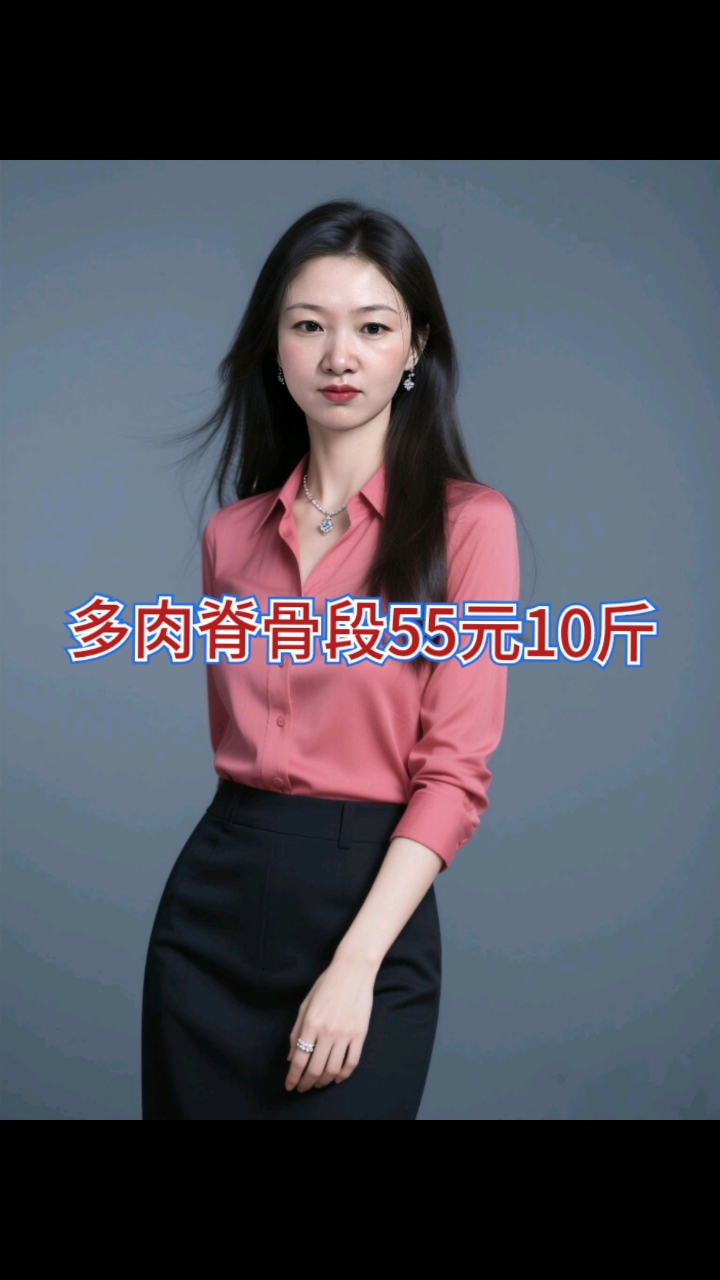多肉脊骨段55元10斤。骨头中的极品