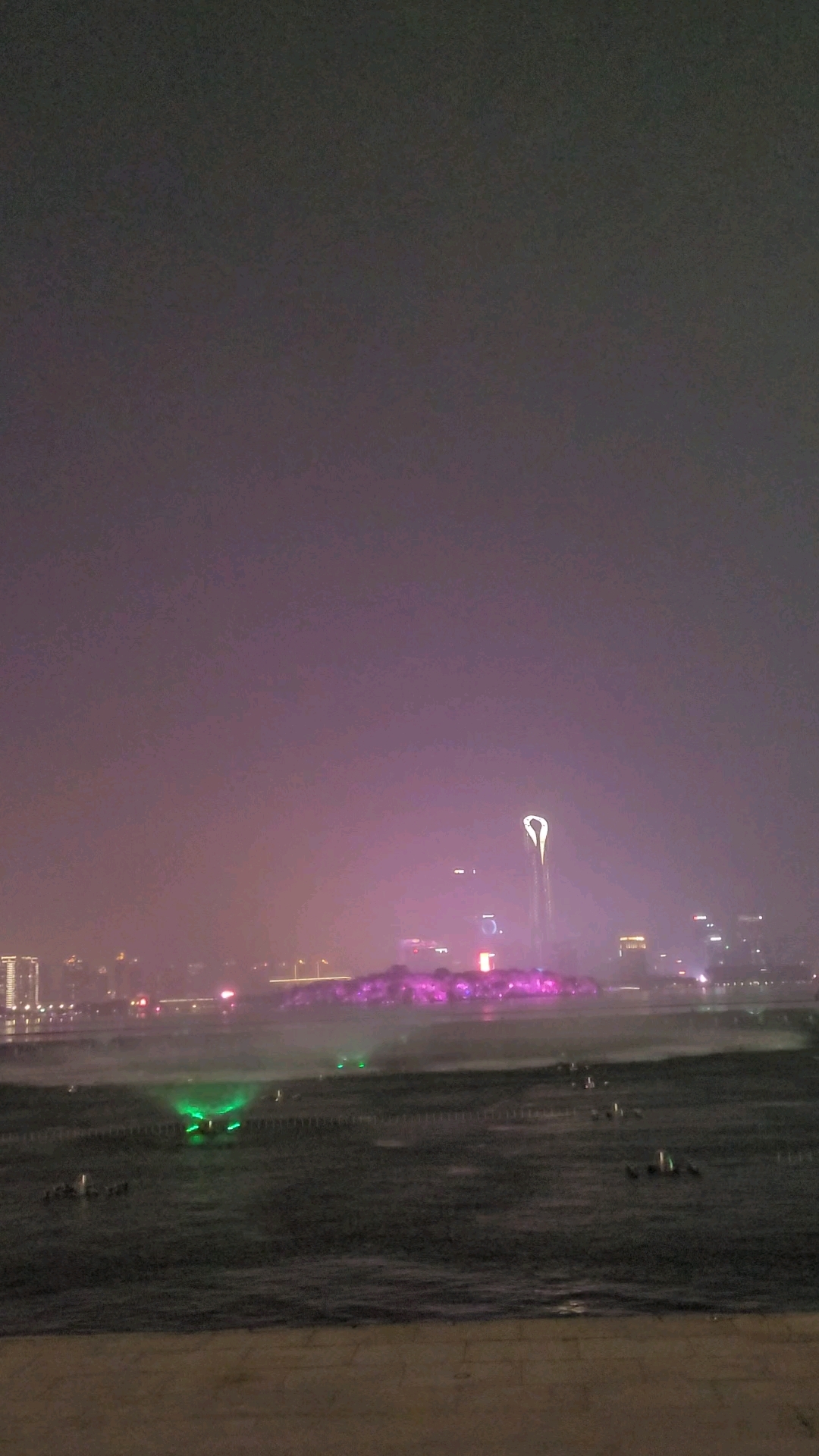 苏州金鸡湖景区音乐喷泉之二