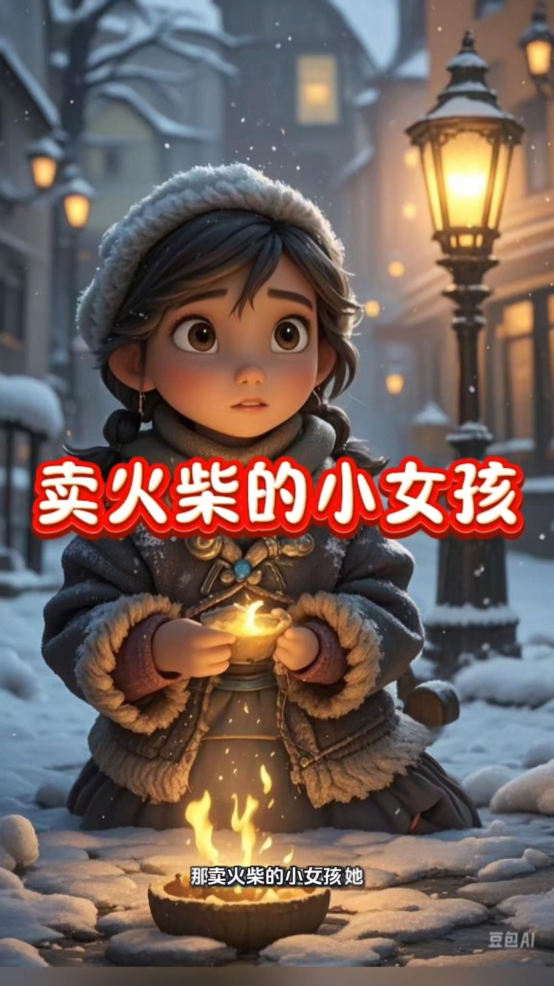 卖火柴的小女孩儿童故事