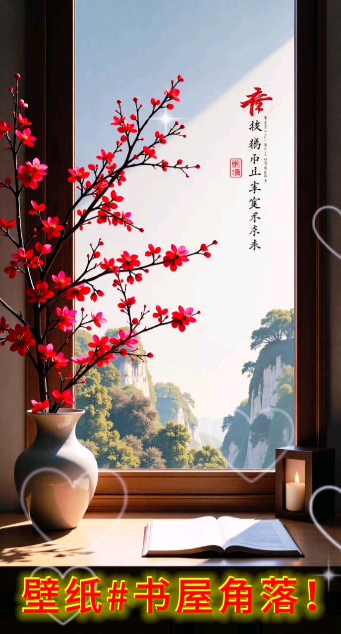 壁纸#书屋角落!