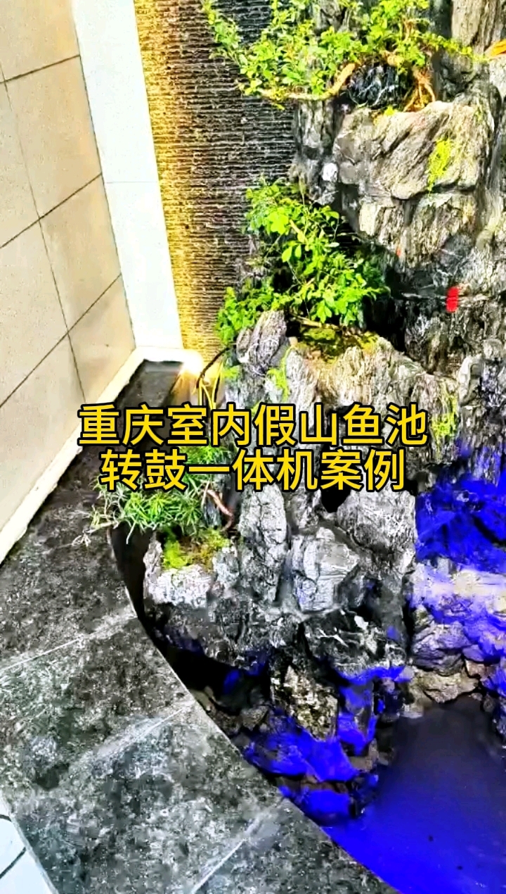 我们经常碰到很多这种小型的假山鱼池,由于水量比较少,将来养鱼