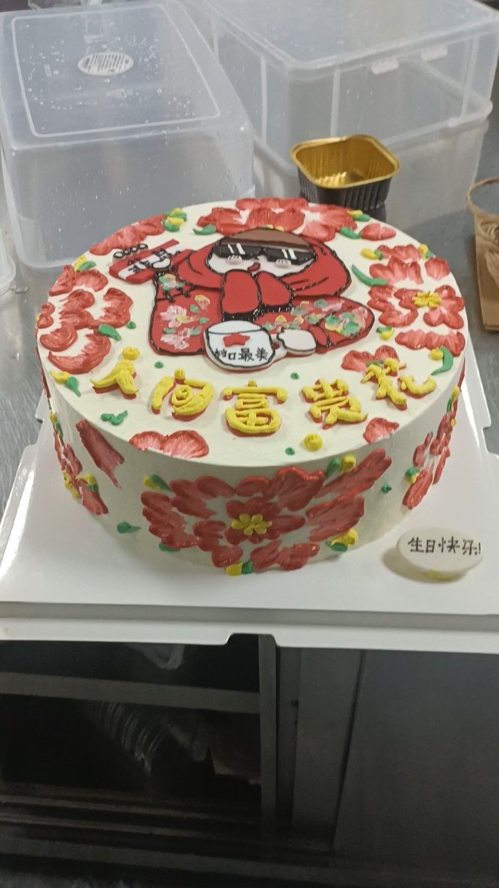 做蛋糕的小伊,蛋糕成品视频分享