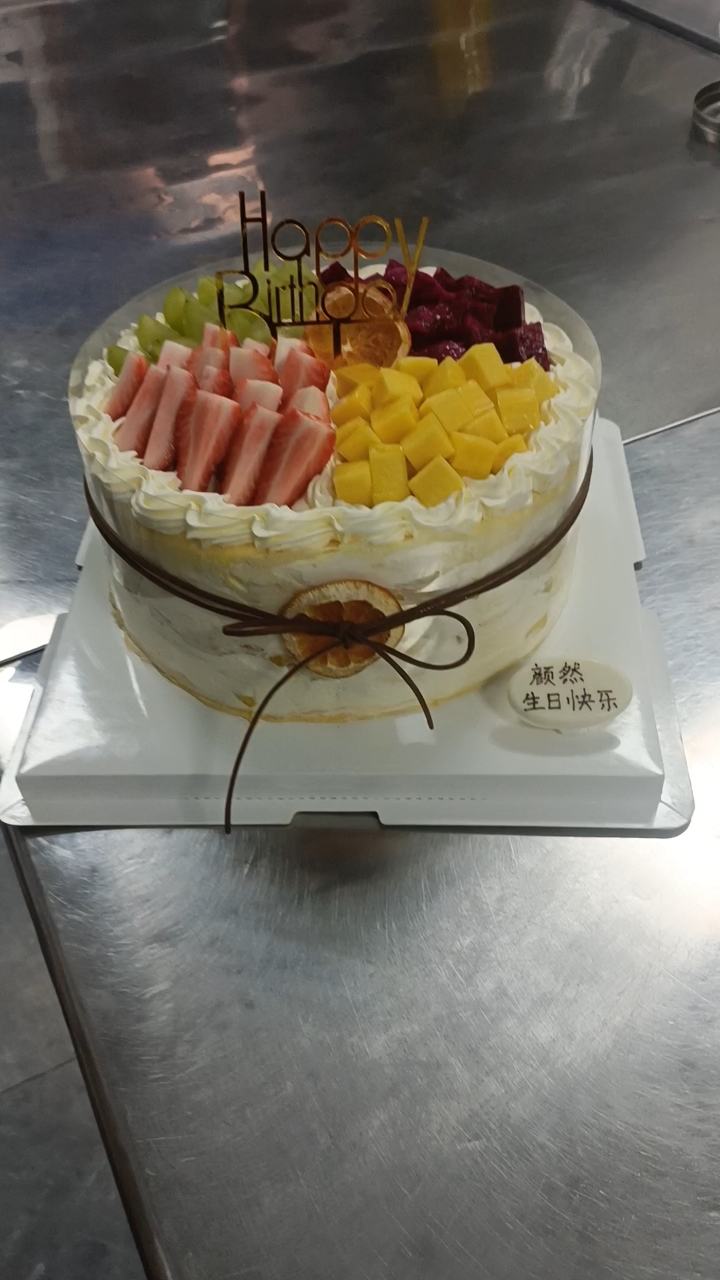 榴莲千层水果蛋糕,卡迪巴拉蛋糕,水果鲜花裸蛋糕,爸爸款蛋糕