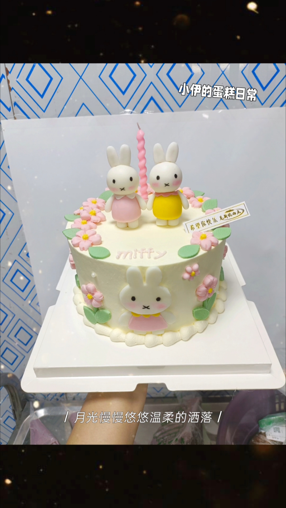 记录我的蛋糕图片
