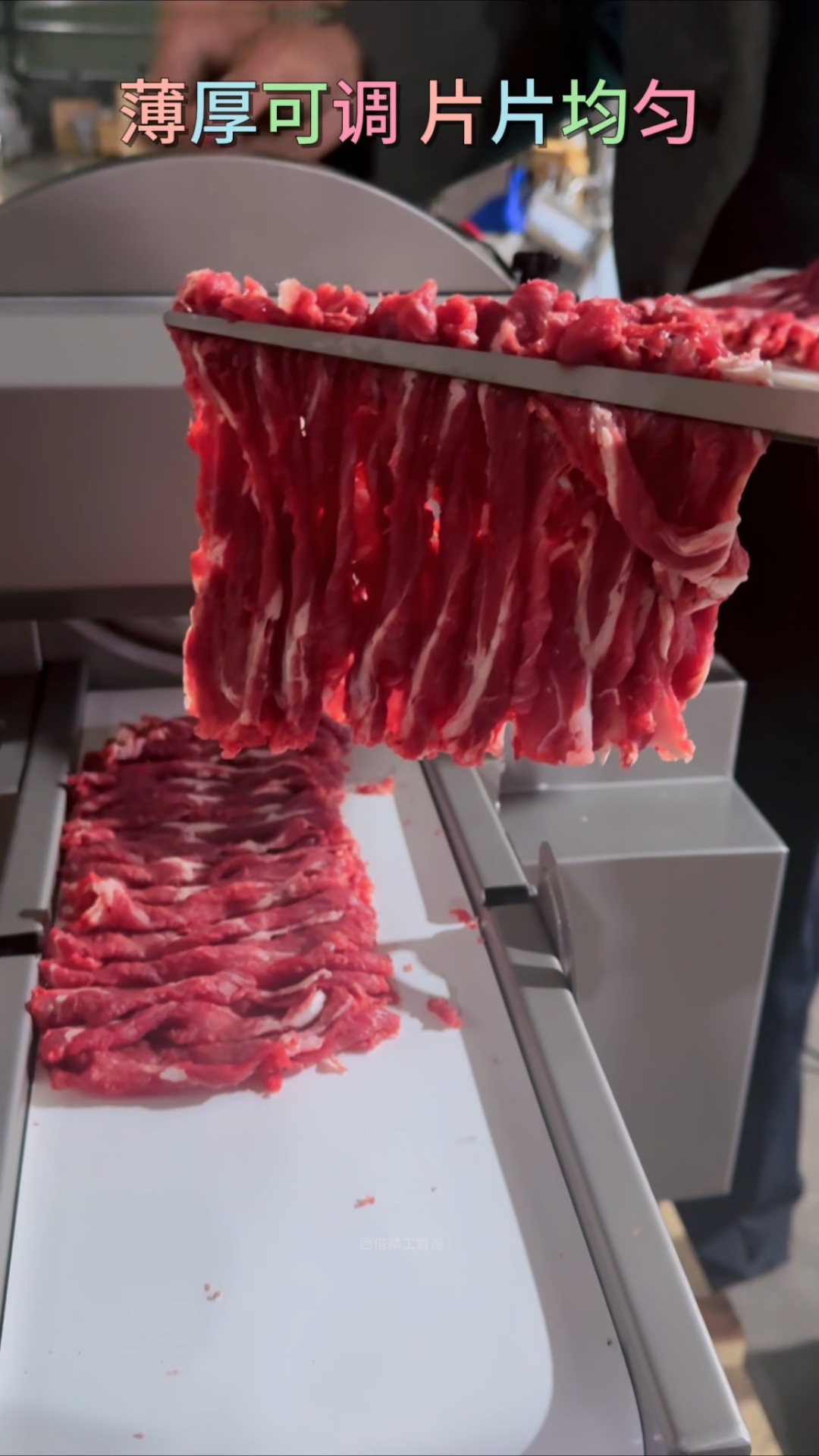 全自动鲜肉切片机#鲜肉切片机#鲜牛羊肉切片机#火锅店切肉机#