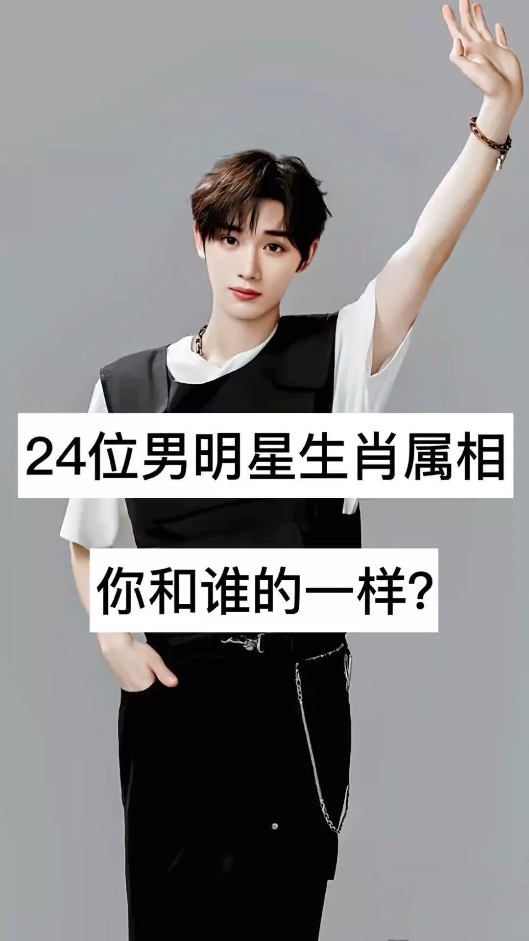男明星生肖属相你和谁一样?