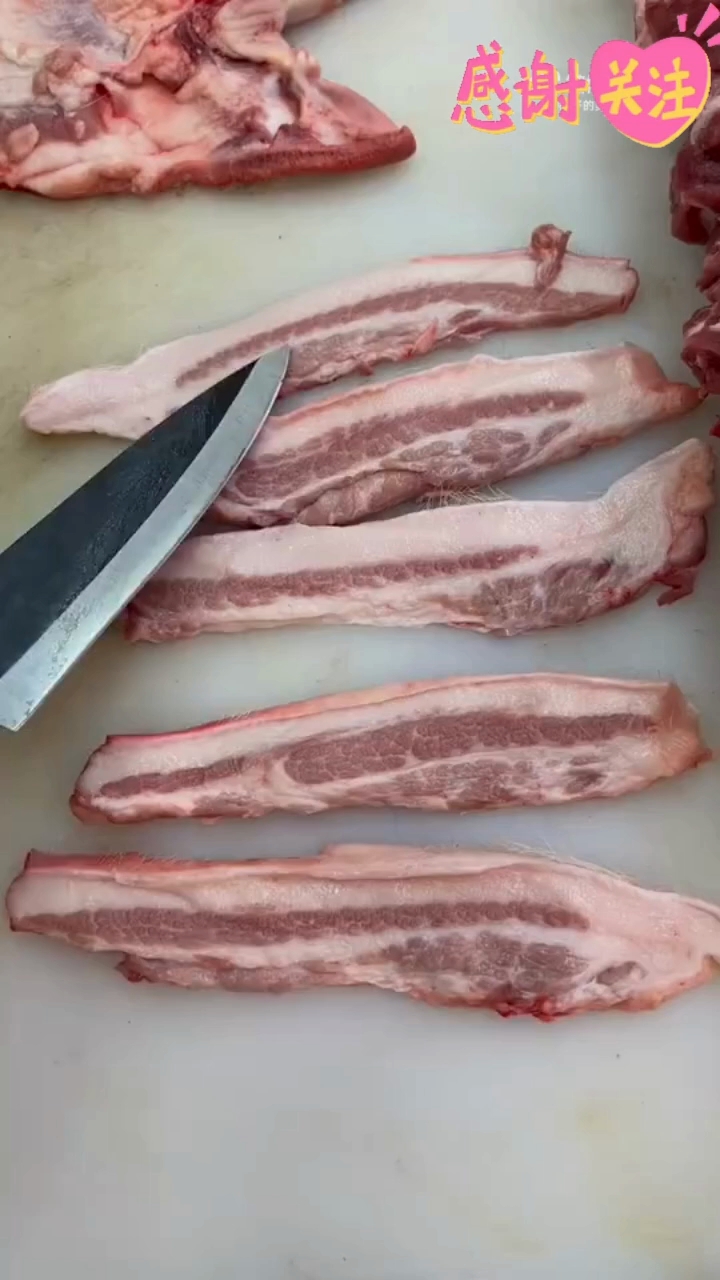 猪肉身上的淋巴肉这么好区分！涨知识了！