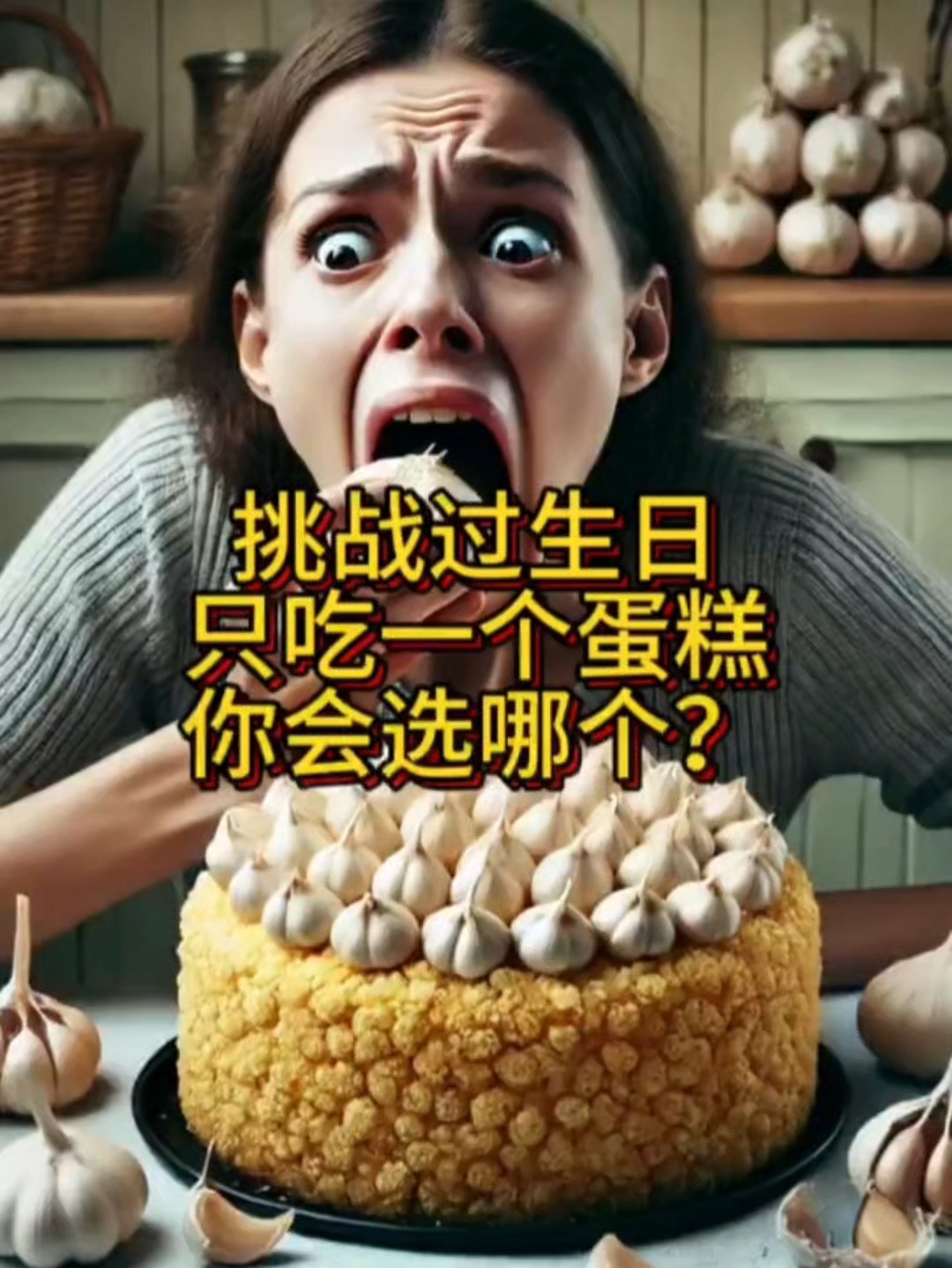 挑战过生日只吃一个蛋糕，你会选哪个？