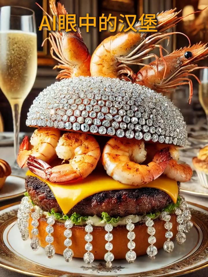AI眼中的汉堡