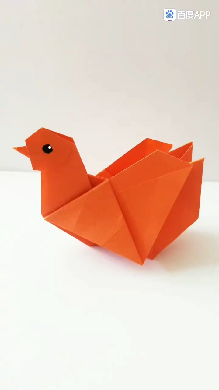 折纸,母鸡