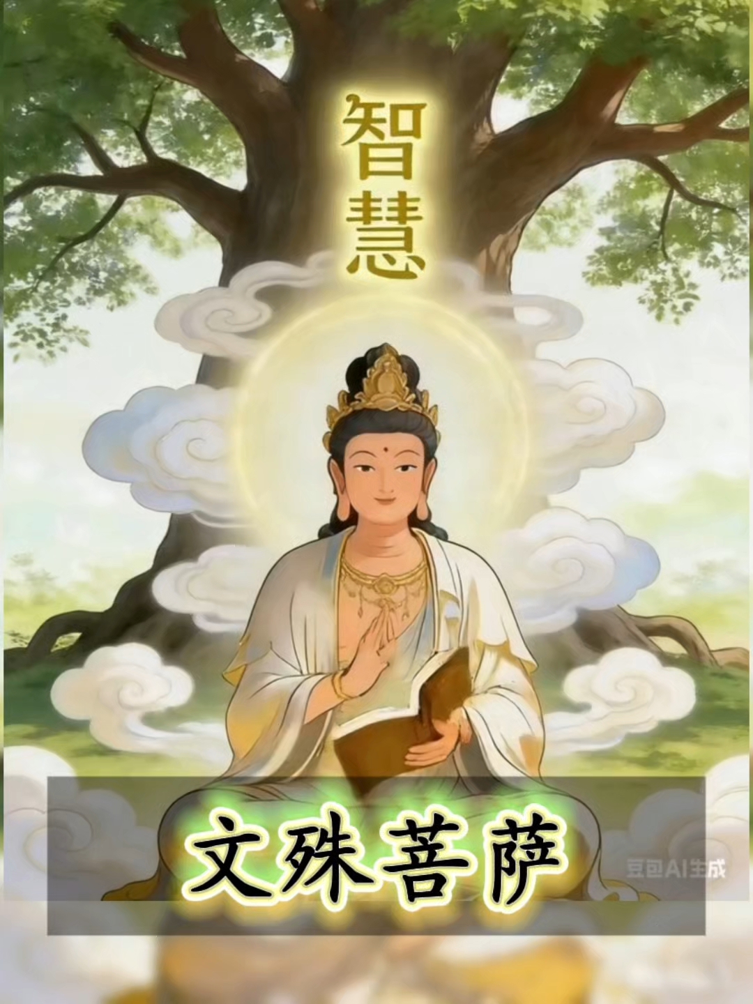 一起认识佛菩萨：文殊菩萨