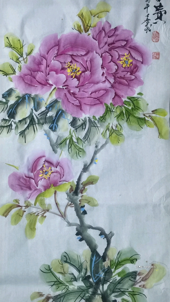 这幅牡丹画值多少钱?大师笔下富贵花开真绝了!