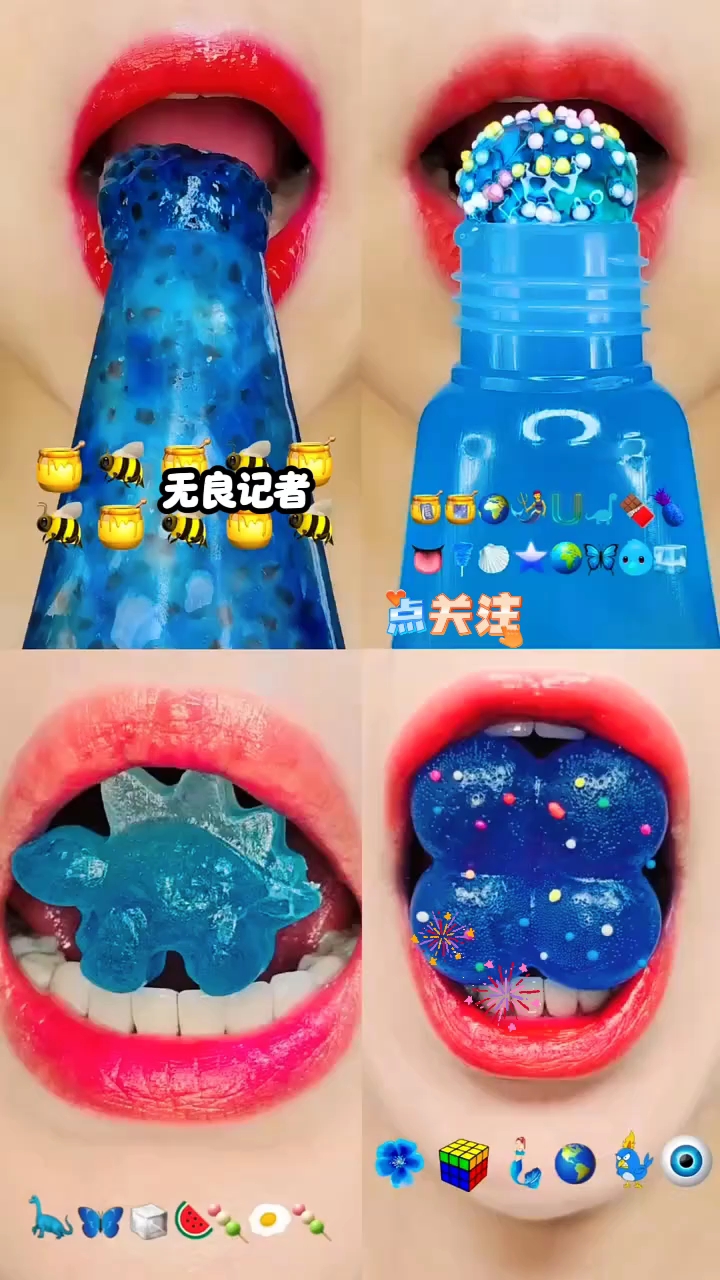 声控吃播四宫格讲故事!
