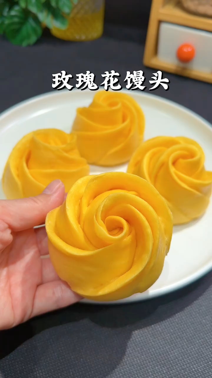 看一遍就会的玫瑰花馒头做法!