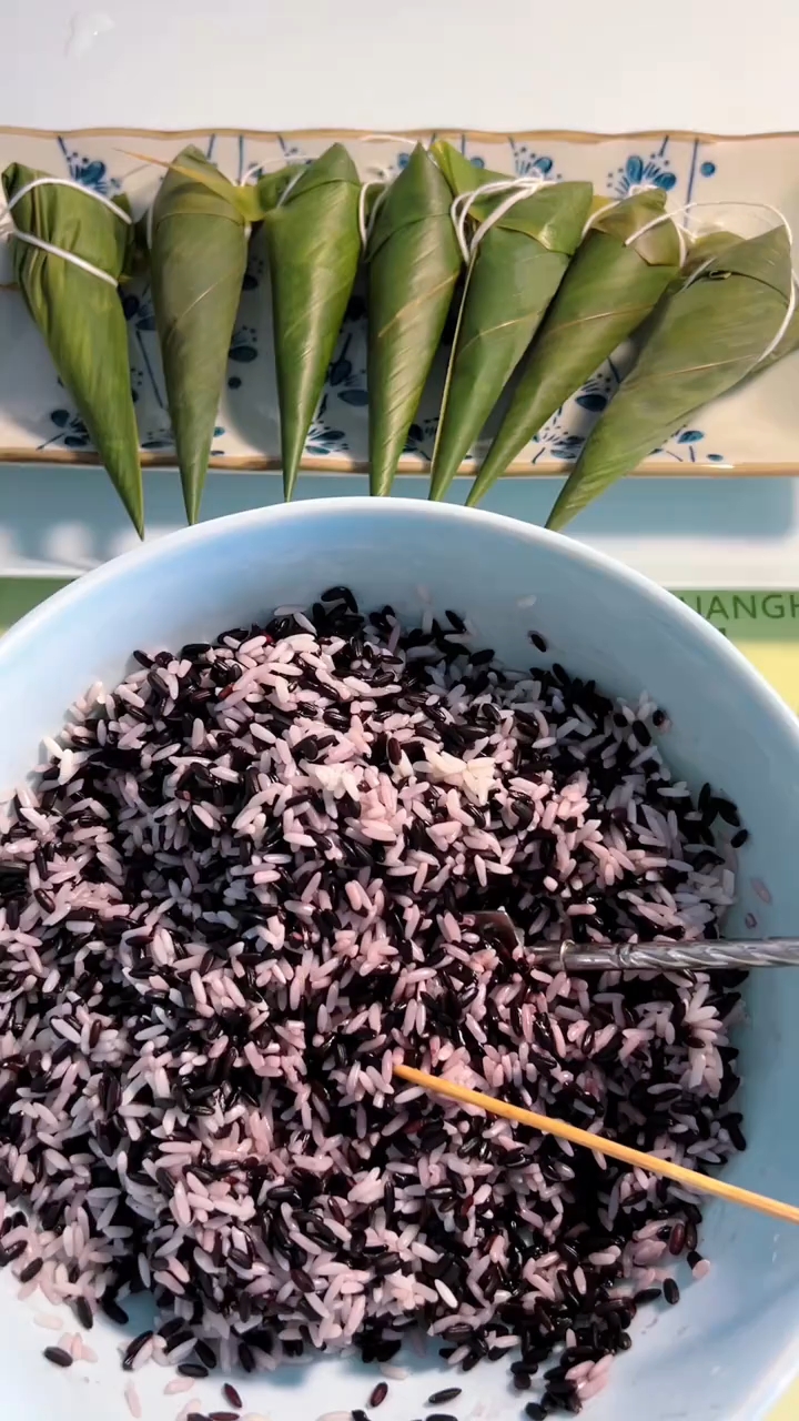 包尖角粽慢动作手法教程!