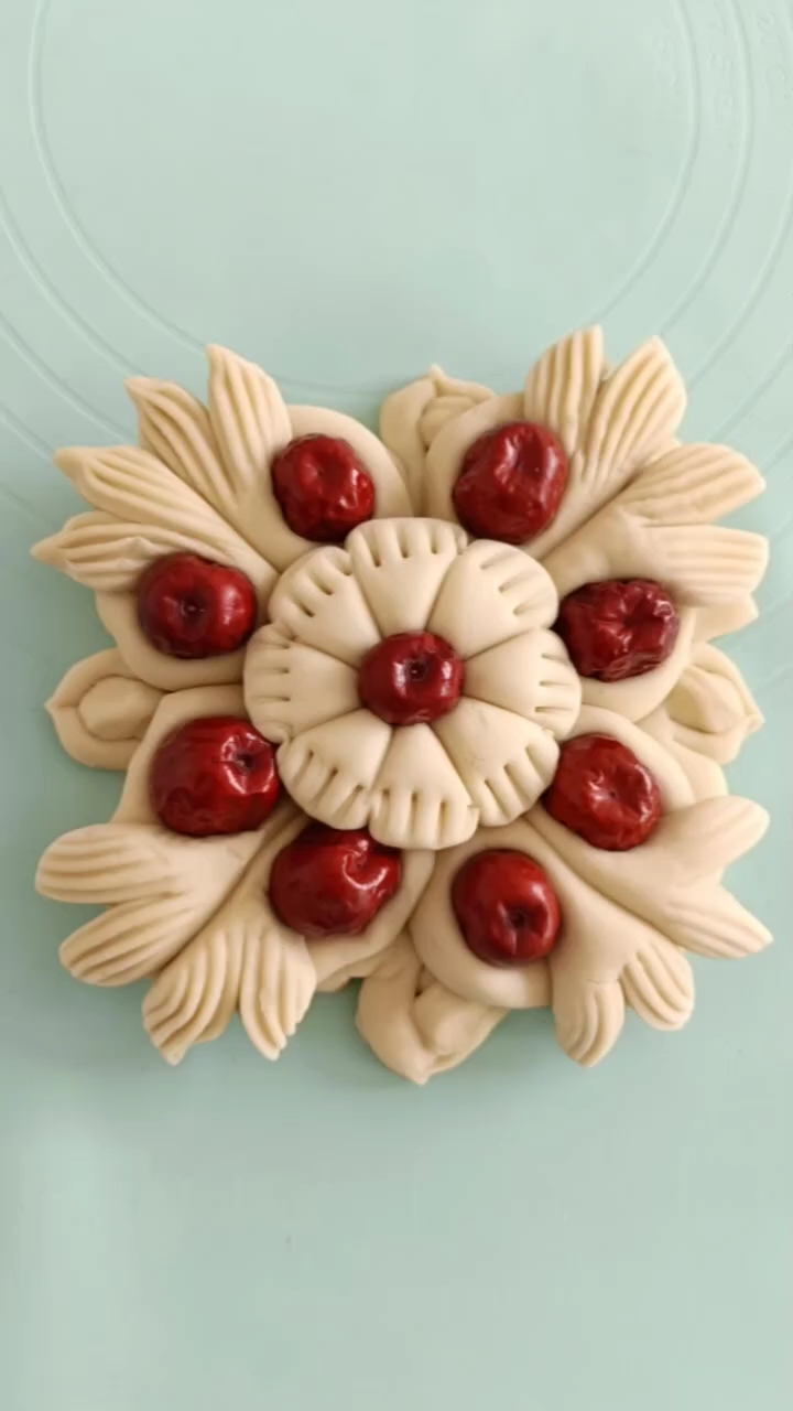 好吃又好看的枣花馍 #花样面食 #花样馒头 #枣花馒头 