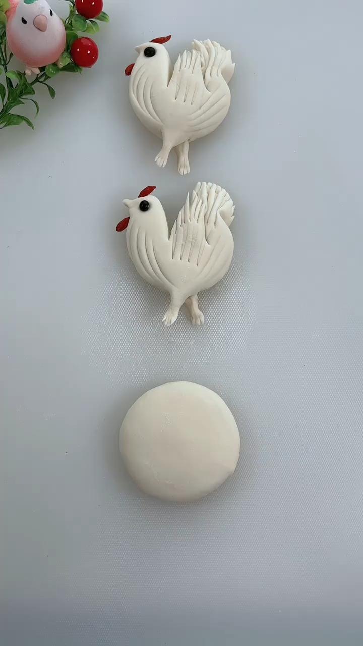 公鸡馒头,这样做太好看了。