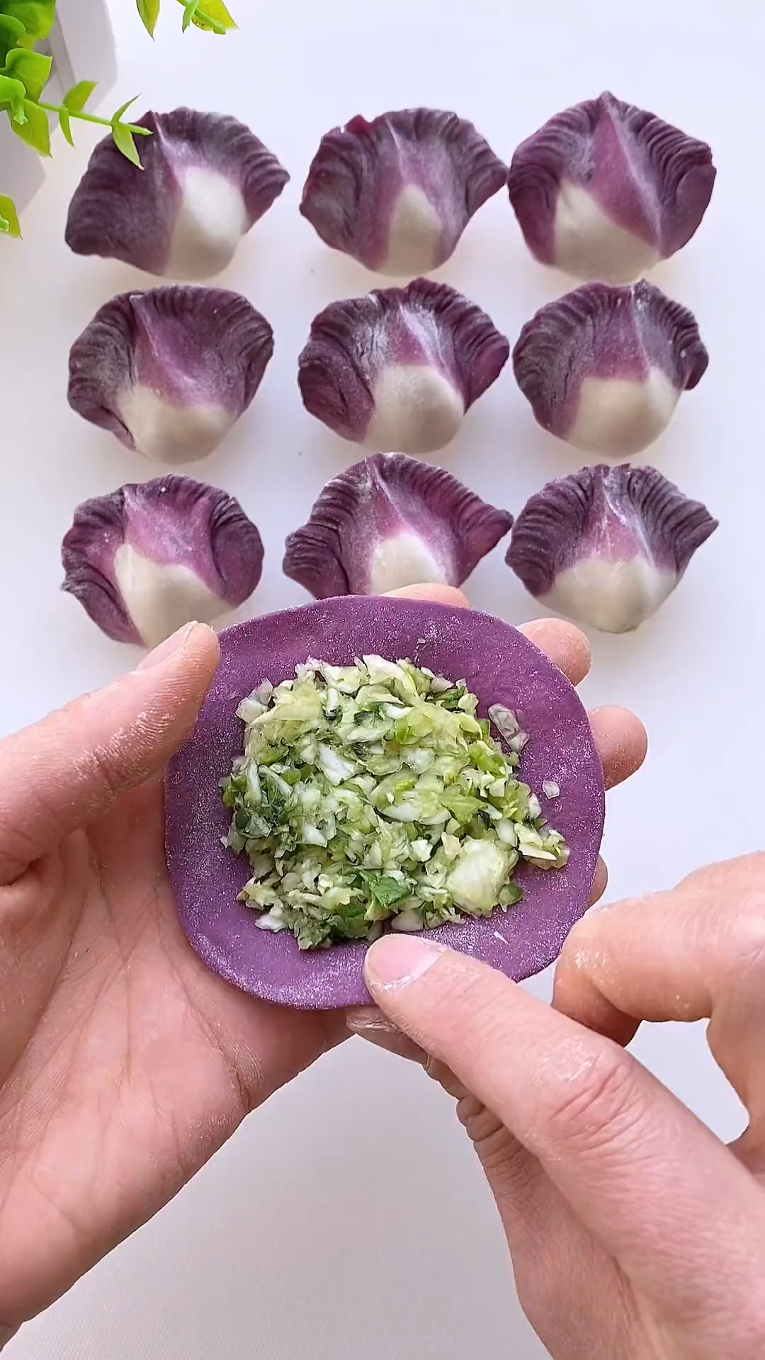白菜饺子 #创意美食 #饺子的花样包法 #真材实料才能出来的