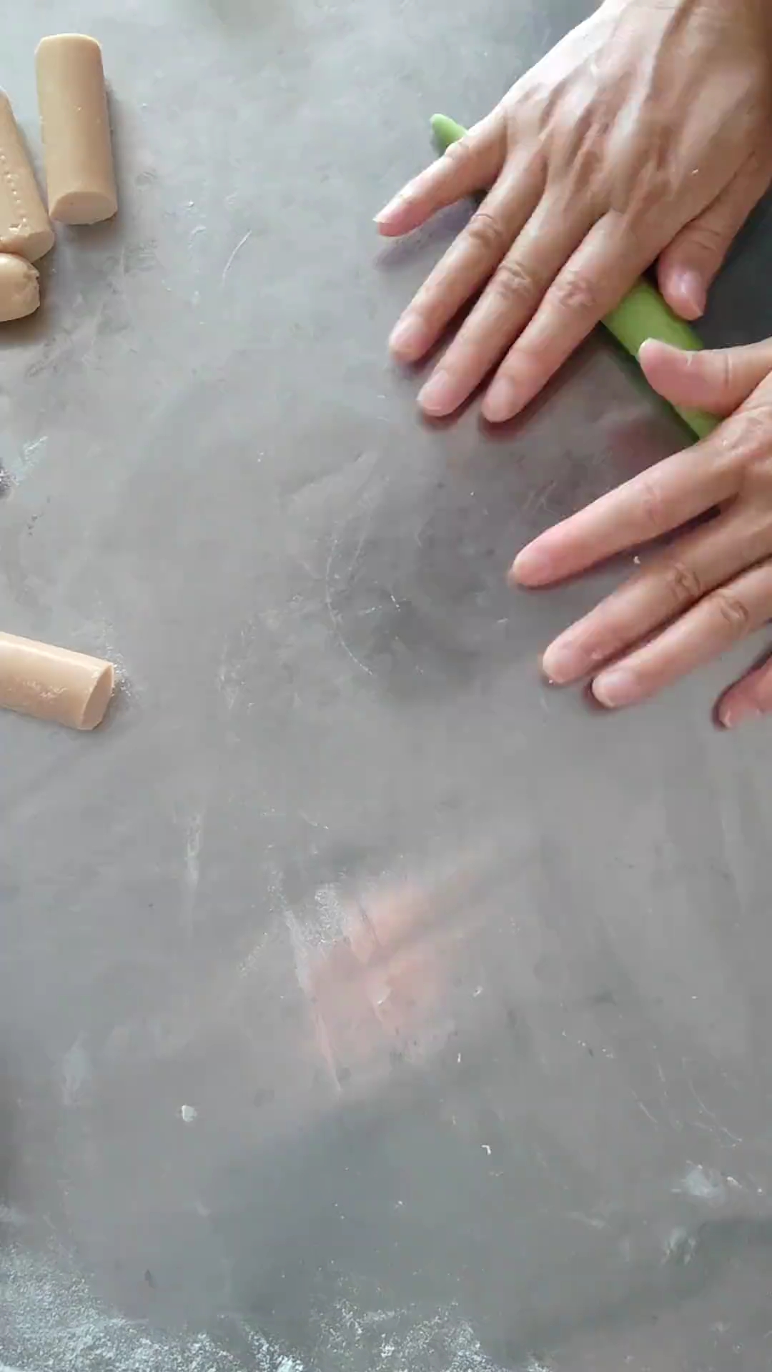 火腿花卷慢动作手法教程!