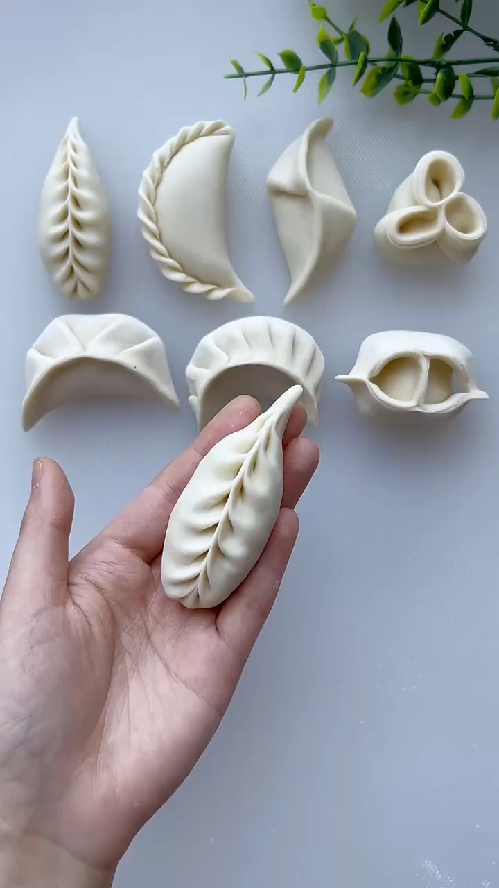 七种饺子的包法#饺子 #饺子的花式包法 #饺子这样包好看又好