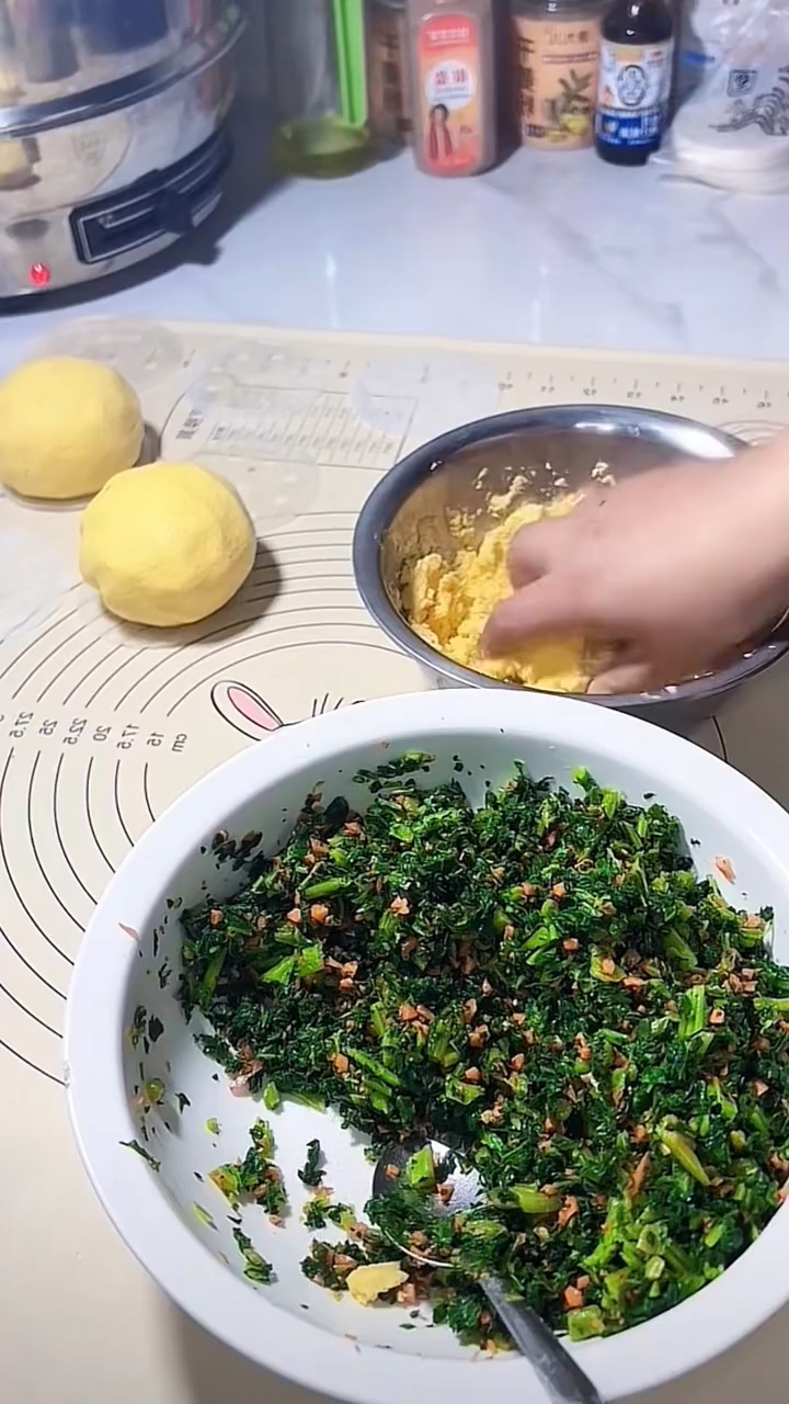 菜团子新做法!简单易学