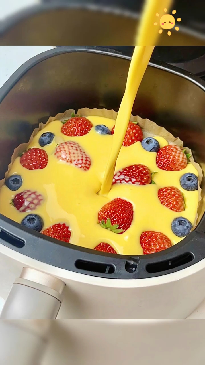 网友给的配方果然没骗我,味道太太太绝了 有空气炸锅做美味蛋糕