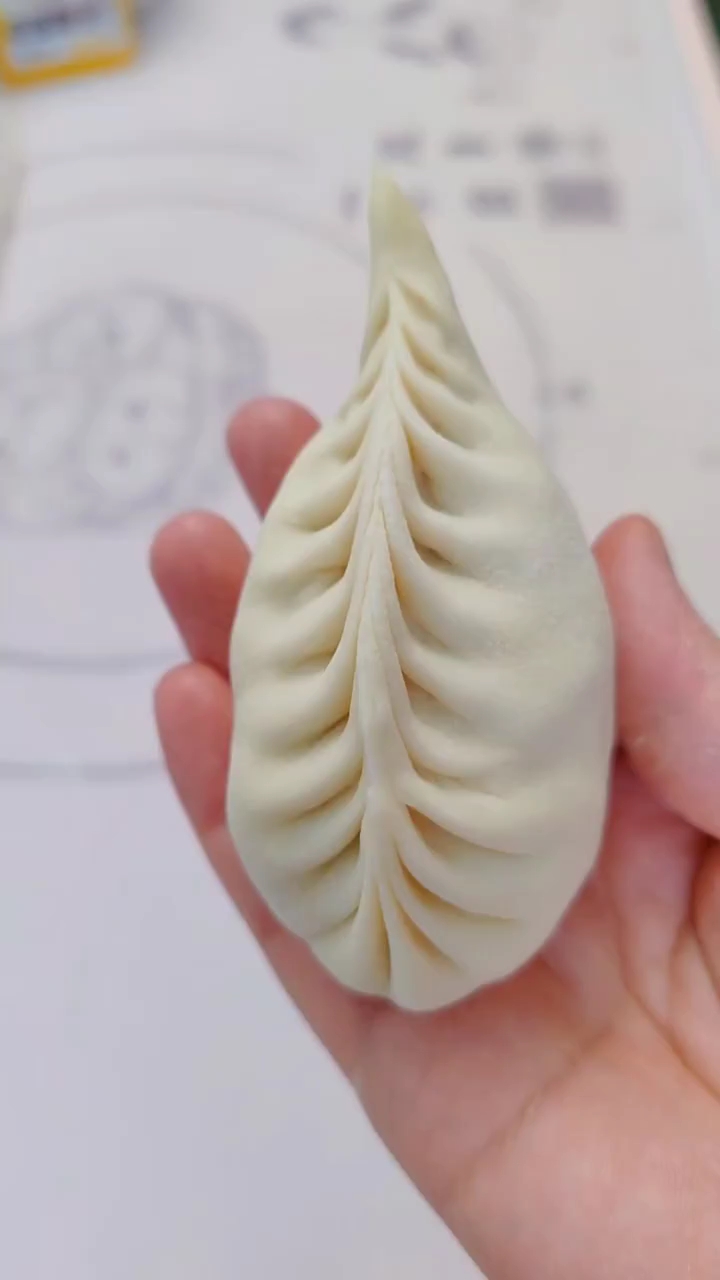 麦穗饺子慢动作手法教程来了,面食分享!