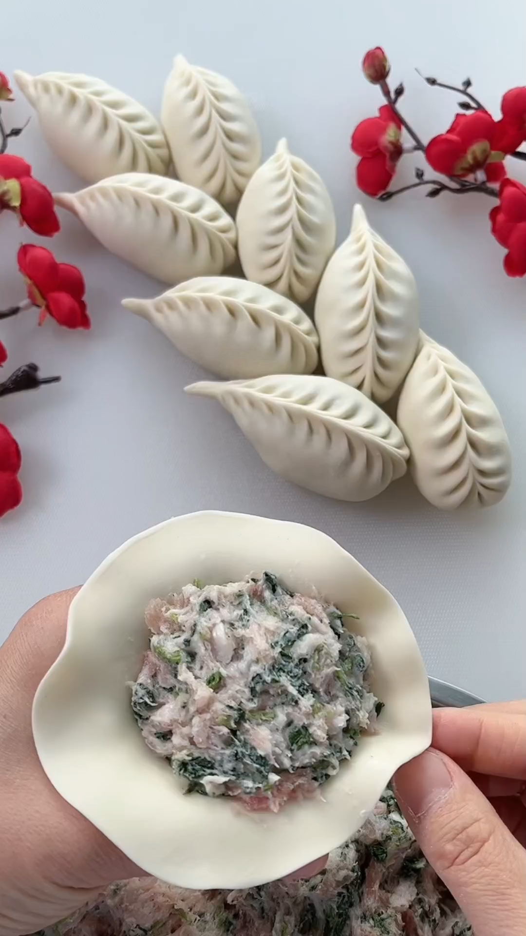 麦穗饺子慢动作手法教程!