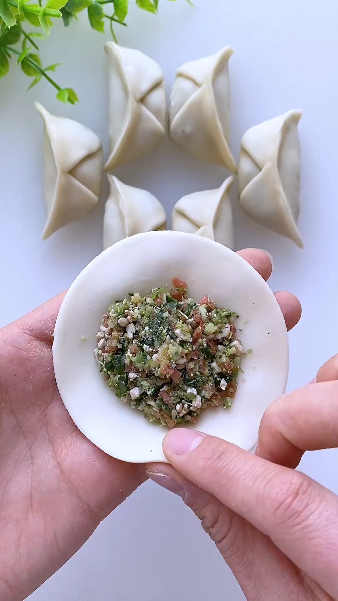 元宝饺子包法简单易学,好看又好吃#面食分享 #在家包饺子 